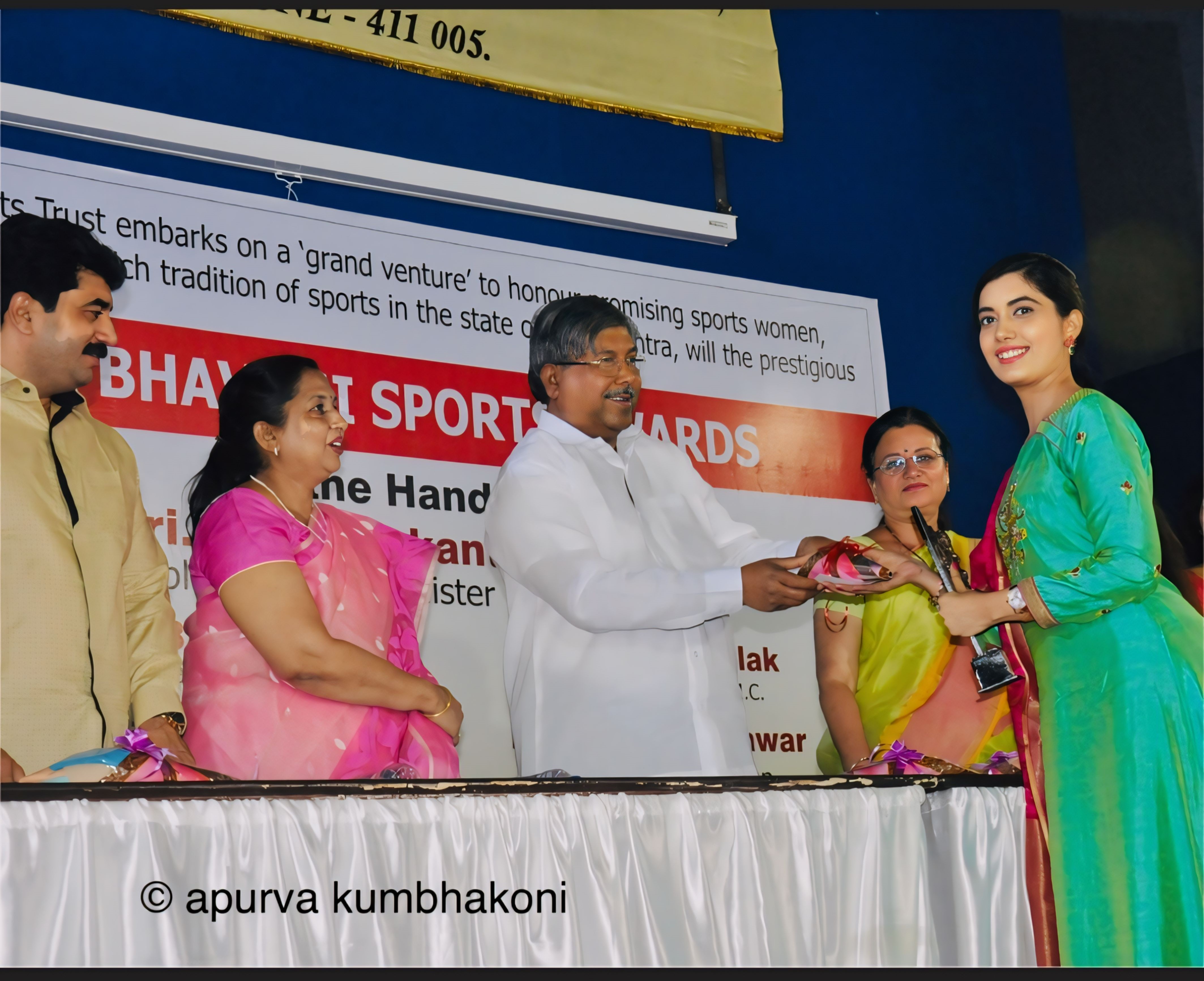 Femina Award won by Apurva Kumbhakoni